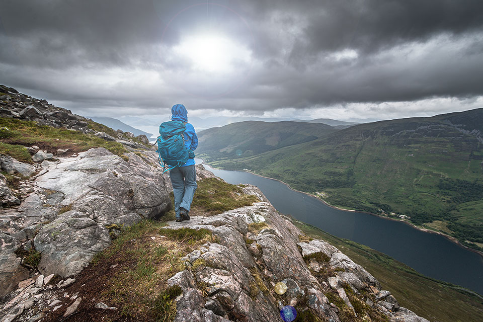 Nous arrivons bientôt au sommet du PAP of Glencoe en Ecosse
